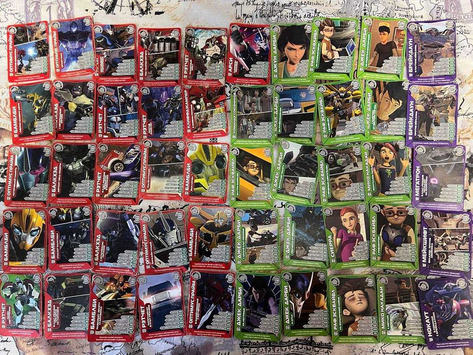 ПРОДАЮ: Ігрові Картки - Трансформери (Карточки, від журналів, 2012)