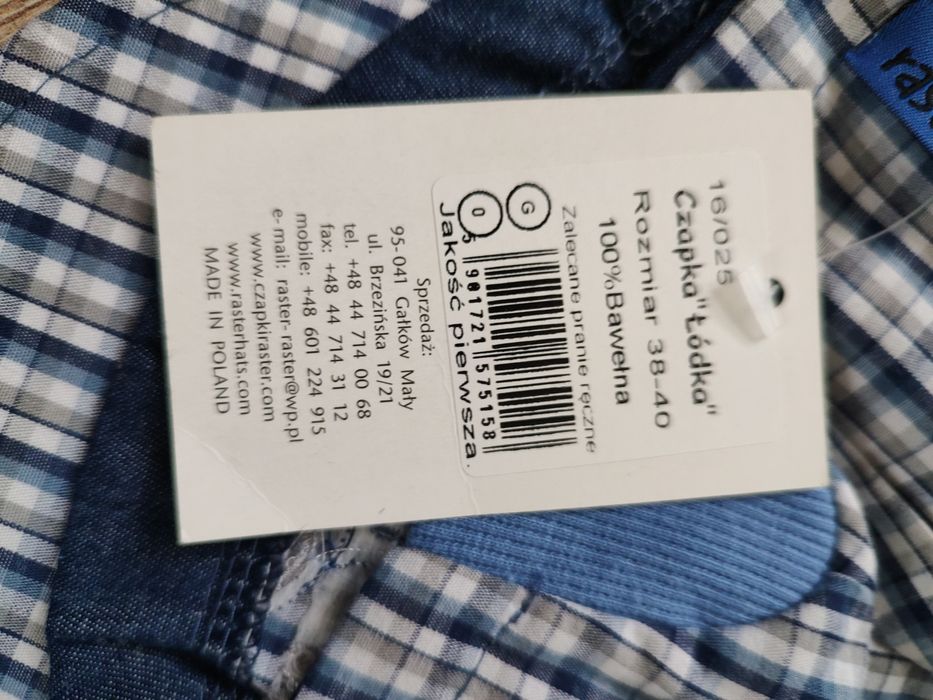 Czapka wiosenna,niemowlęca Raster