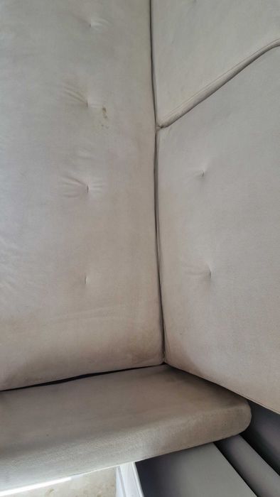 Sofa rozkladana welurowa