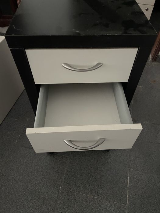 Armário de escritório preto 50x37x70altura