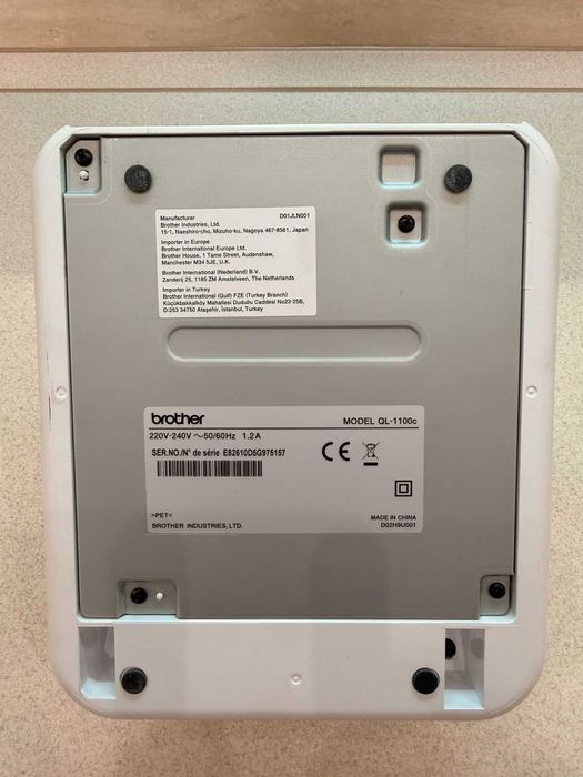 Принтер етикеток Brother QL-1100c термопринтер