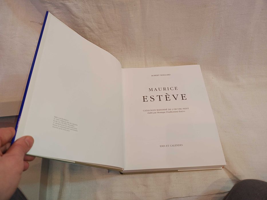 Livro Catalogue Raisonné Maurice Estève