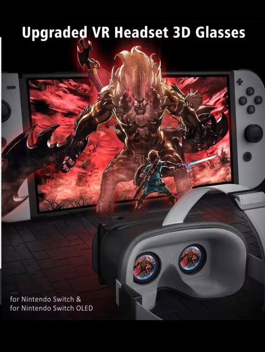 Gogle 3D okulary VR Nintendo