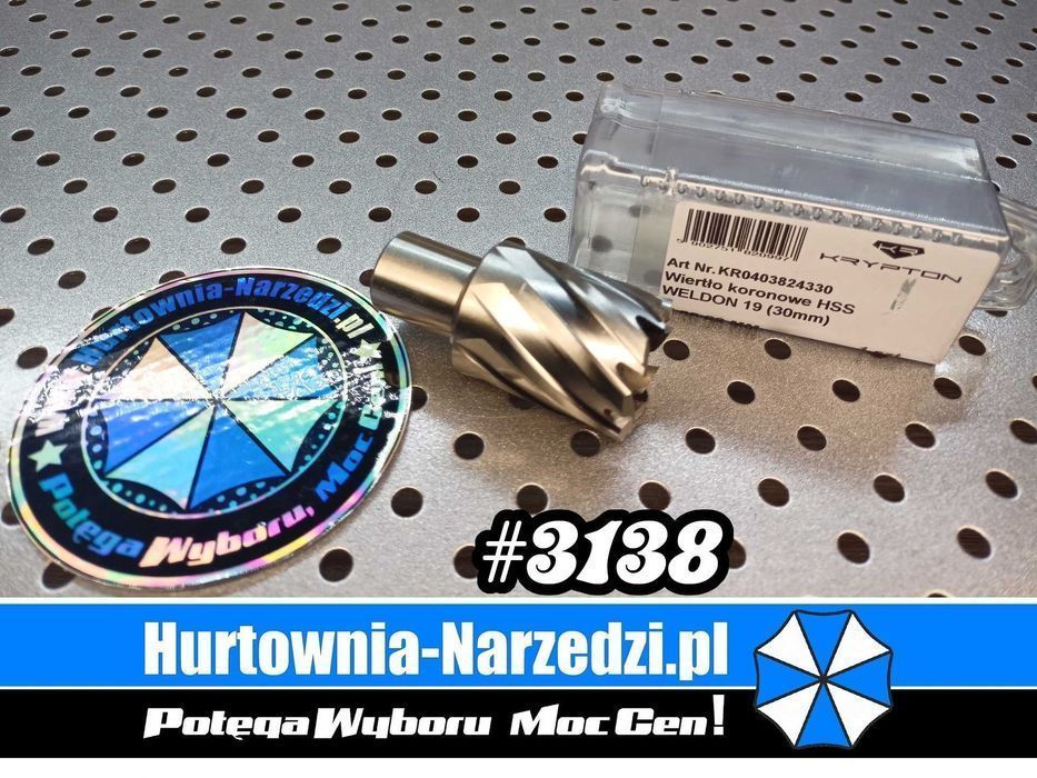 30mm wiertło rurowe frez trepanacyjny wiertło koronowe 30mm L 30mm