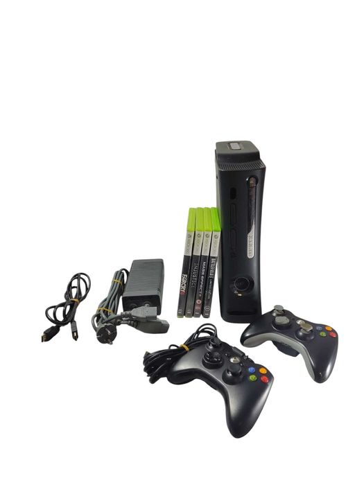 Konsola Xbox 360 120gb | 2 pady | 4 gry