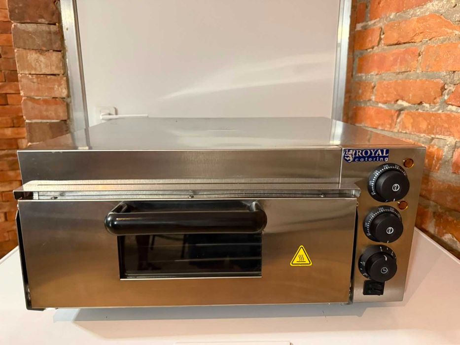 Piec do pizzy - z płytą szamotową - 1 komora - 2000 W - Royal Catering