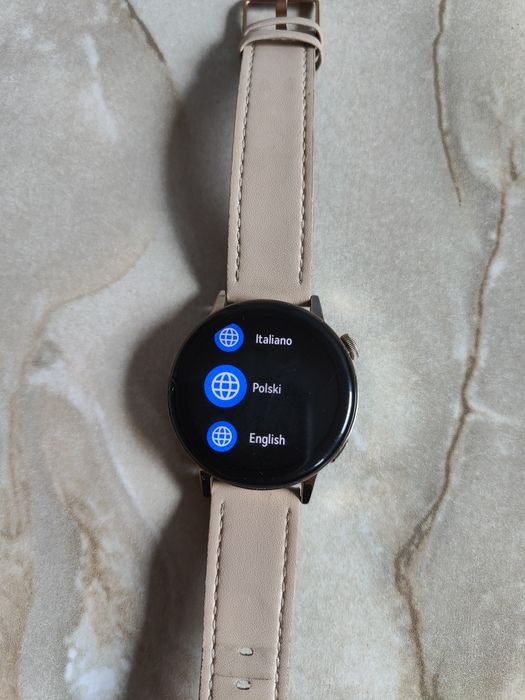Smartwatch Huawei Watch GT 3 42mm Elegant Złoty + Ładowarka
