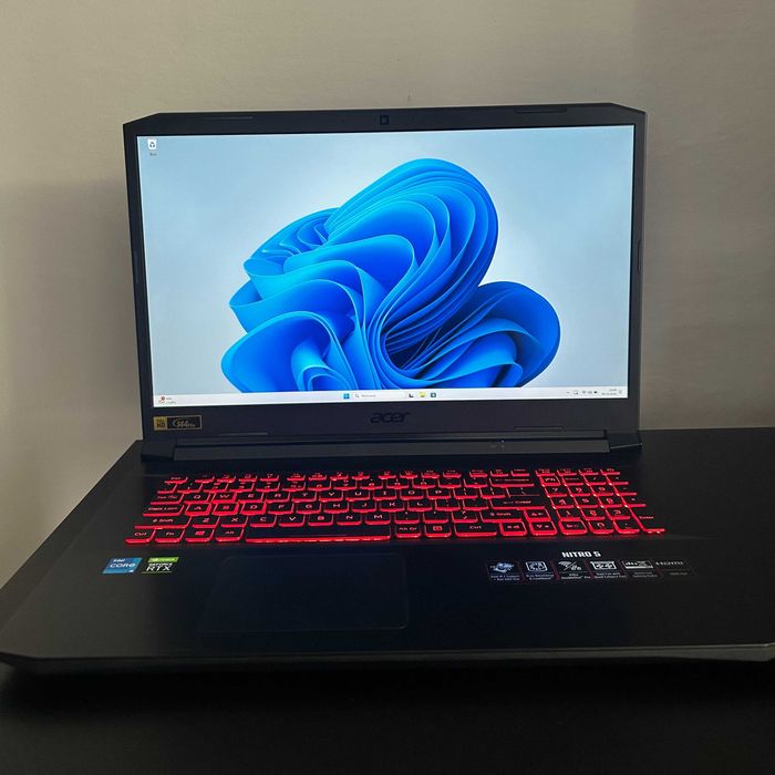 Acer Nitro 5 17,3" 144Hz RTX 3050 Ti i5 16GB RAM SSD 512GB
