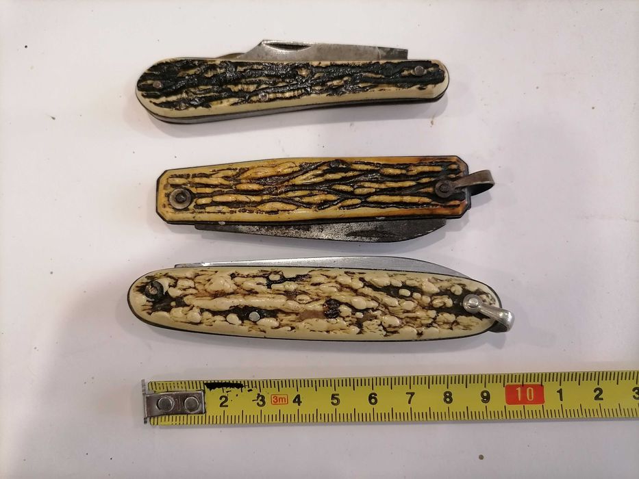 3 Canivetes de coleção 1 Pradel - Preço Conjunto