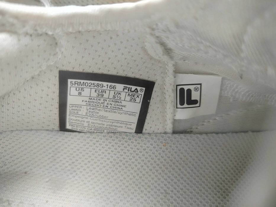 Buty damskie FILA używane rozmiar 39