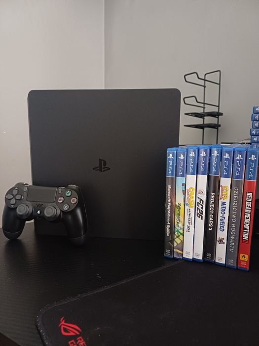 Ps4 slim 1 pad DualShock 4 8 gier