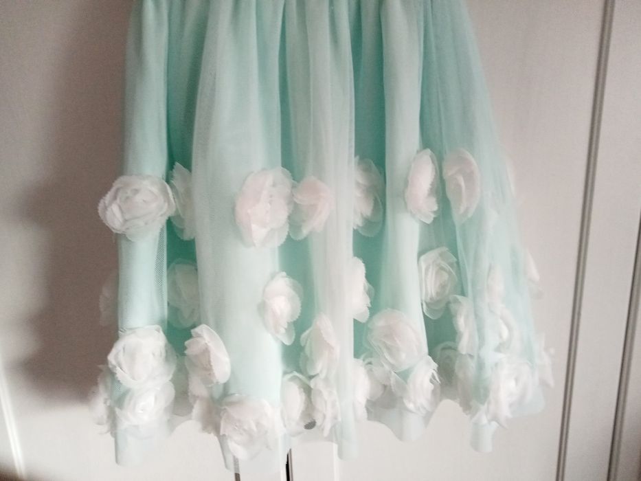 Piękna sukienka wizytowa dla dziewczynki na 7-8 lat