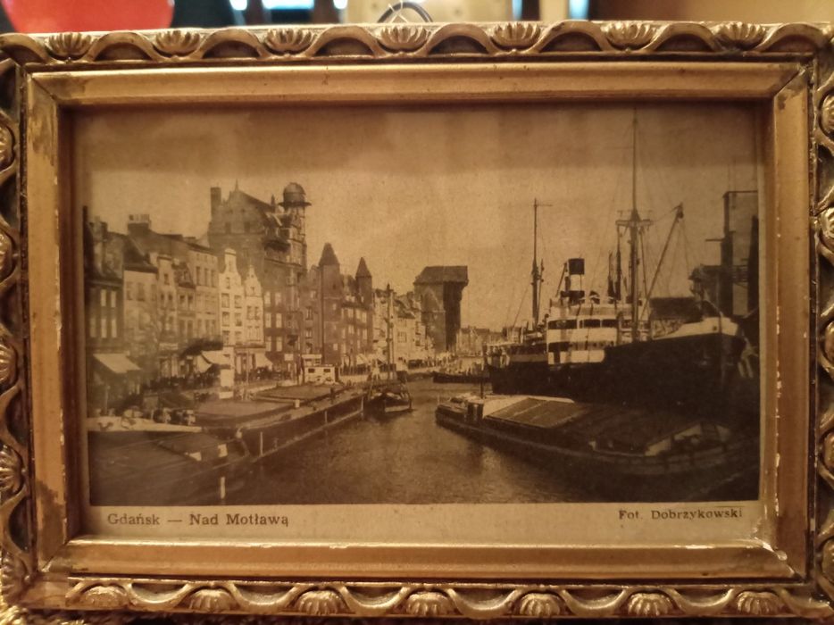 Obrazek stary Gdańsk 1945r