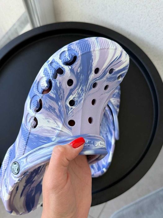 Шльопанці Crocs Marbled Clog Purple (торг)