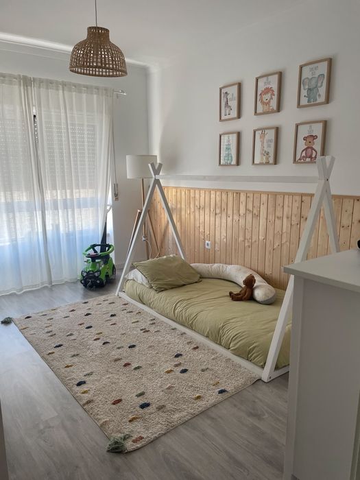 Cama montessori 1,9 por 0,9m