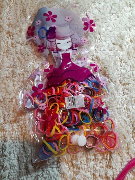 Nowy Zestaw gumeczek do włosów gumki Szybka Wysyłka