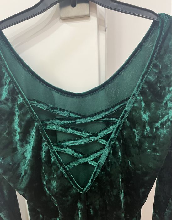 Body veludo, novo com etiqueta