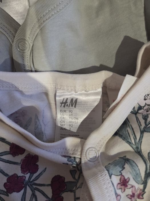 Pizamki H&M rozm. 92
