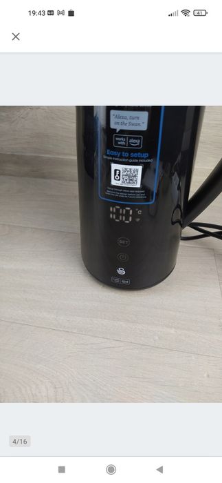 Swan Alexa Smart Czajnik elektryczny 1800 W 1,5 l Czarny OPIS

Swan Al