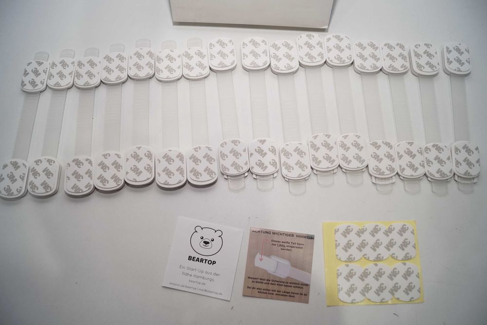 Beartop Zabezpieczenie Szuflad blokada Przed Dziećmi Szafek 16szt