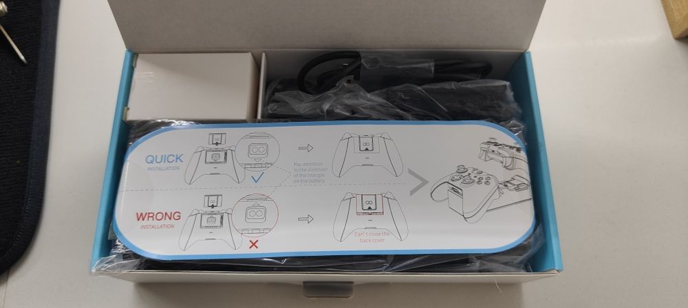 Baterias e base para comando xbox