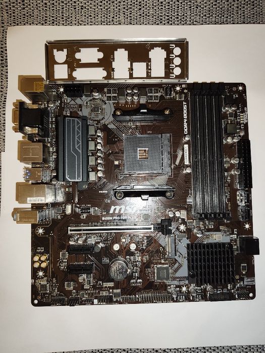 Материнська плата msi B450m PRO-VHD PLUS
