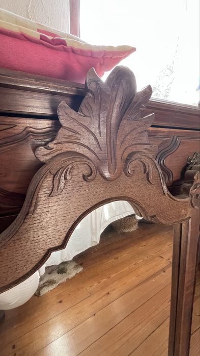 Cómoda + espelho estilo antigo