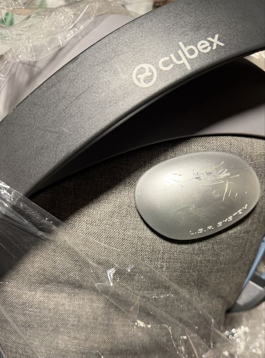 Cybex Q plus manhattan grey platinum usada