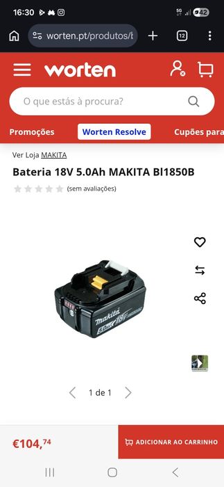 Bateria  original  makita