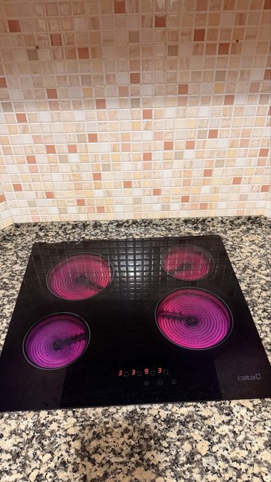 Vendo placa vitrocerâmica Cata