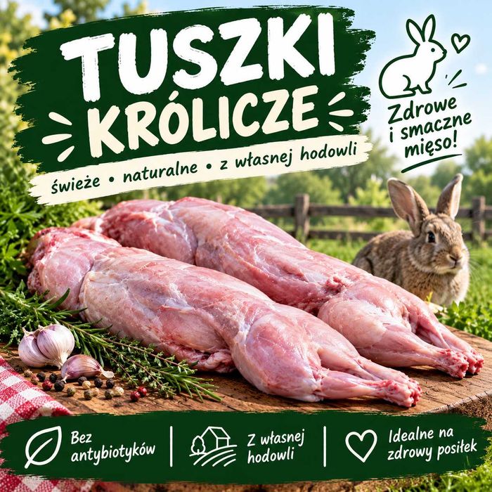 Świeże tuszki królicze bardzo tanio !!!