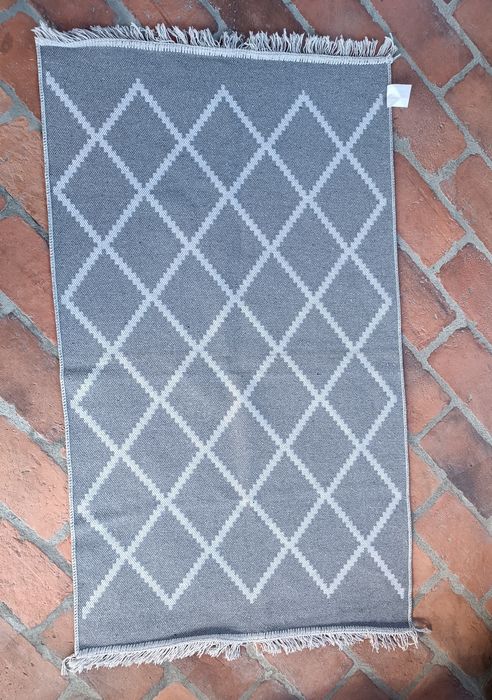 Kilim Boho, dywanik tkany dwustronny 80x125