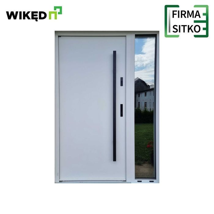 Drzwi WIKĘD OPTIUMUM TERMO wz.1 z naświetlem i montażem