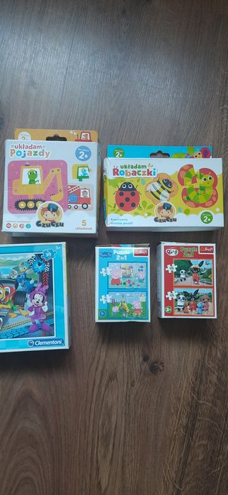 Zestaw puzzli dla 2 i 3 latka