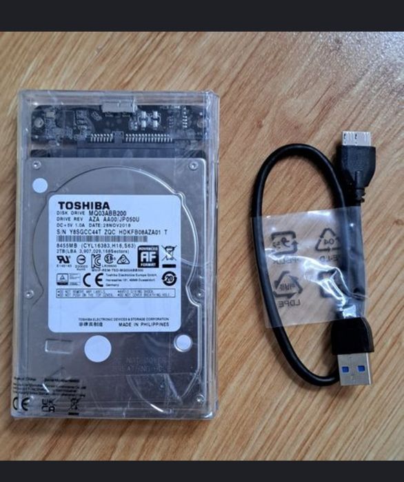 Dysk 2TB USB 3.0 HDD sata3 2,5 zewnętrzny do laptopa ps3 ps4 ps5 xbox