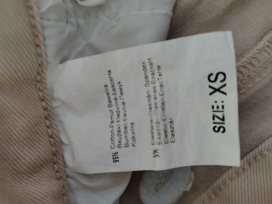 Spodnie jeansy gumki XS