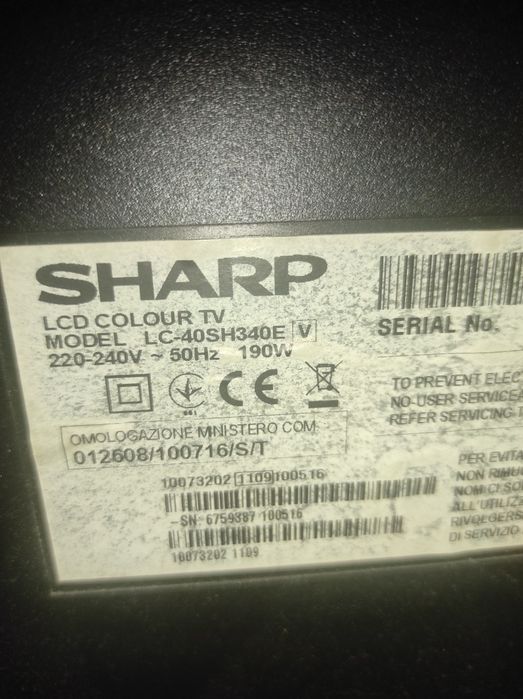 telewizor Sharp sprawny