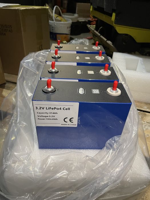 Акумулятори комірки LiFePo4 Eve Cornex Catl Desay 314 280