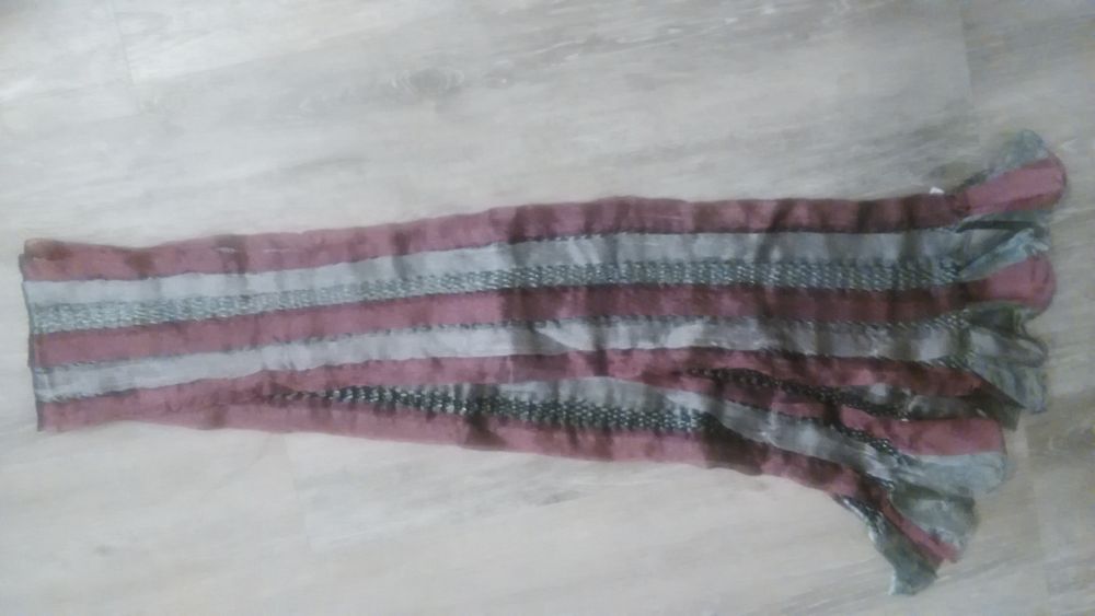 Ècharpe Beringela e cinza