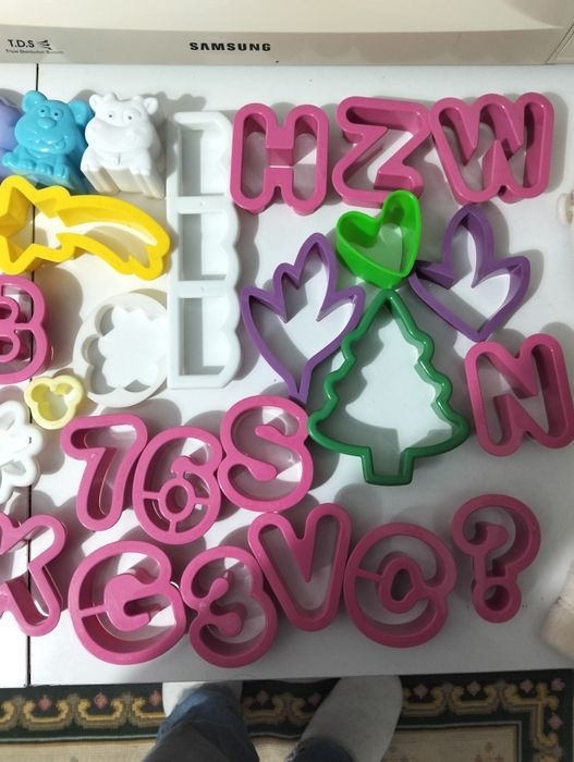 Formas de pastelaria variadas