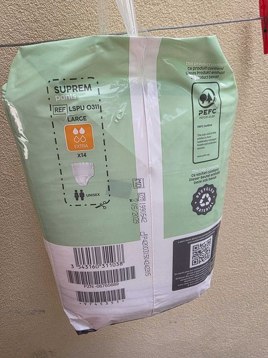 Cueca fralda tamanho L