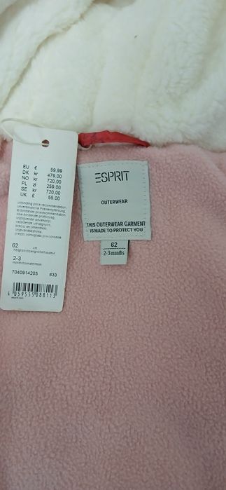 Продам дитячу куртку ESPRIT Розмір: 62
