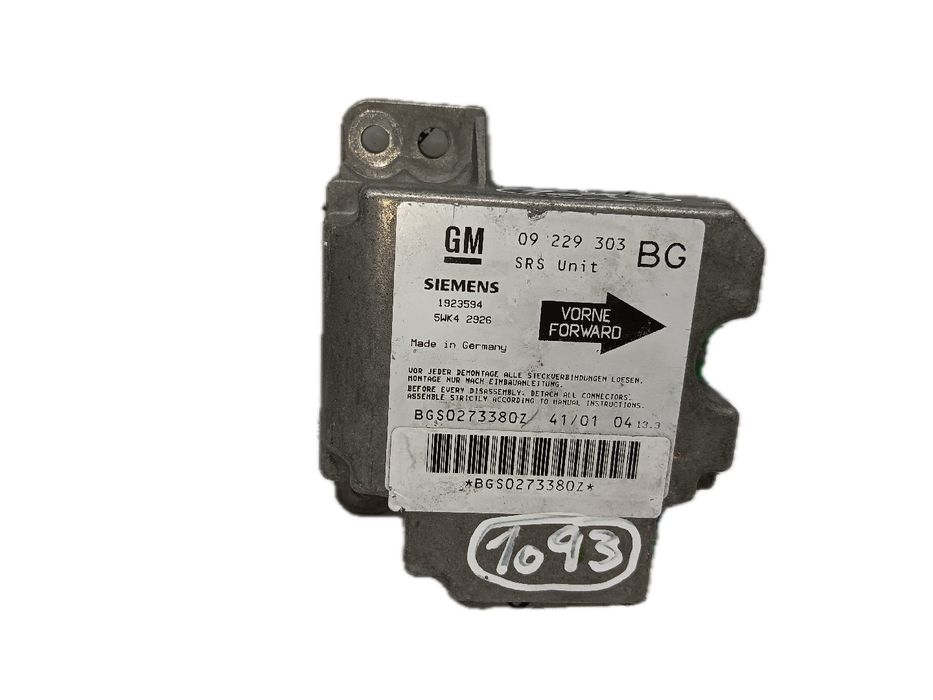 Centralina airbag OPEL Zafira A (F75_)