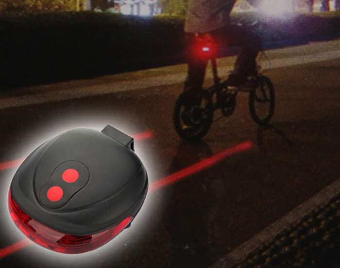 Lanterna com 5 Led´s e 2 Luzes de Laser64750550578561121