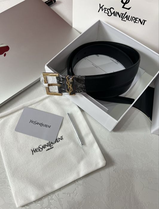 Ремень/пояс YSL Saint Laurent Belt 3.0 Ив Сен Лоран премиум