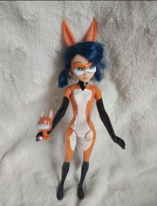 Lalka Miraculous Biedronka Transformacja Marinette Magic - Lis - Ruda