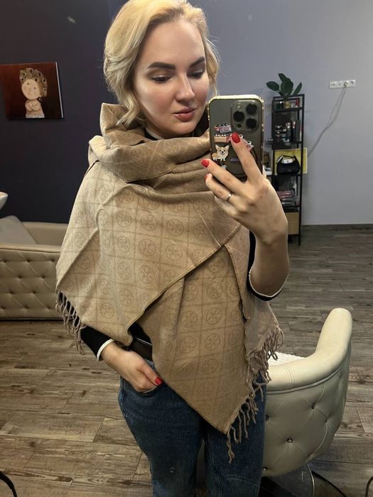 TORY BURCH ШАРФ двусторонній