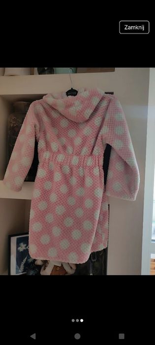 Szlafrok dziewczęcy