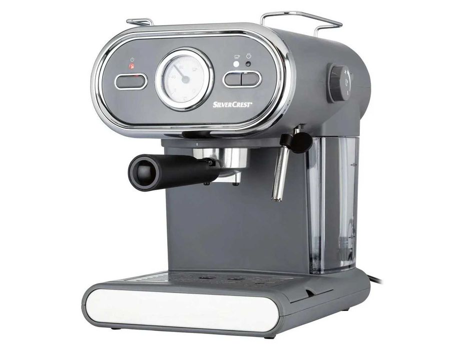 Кавоварка еспресо Silver Crest Kitchen Tools SEM 1100 D3 Пастельний антрацит (70228855)