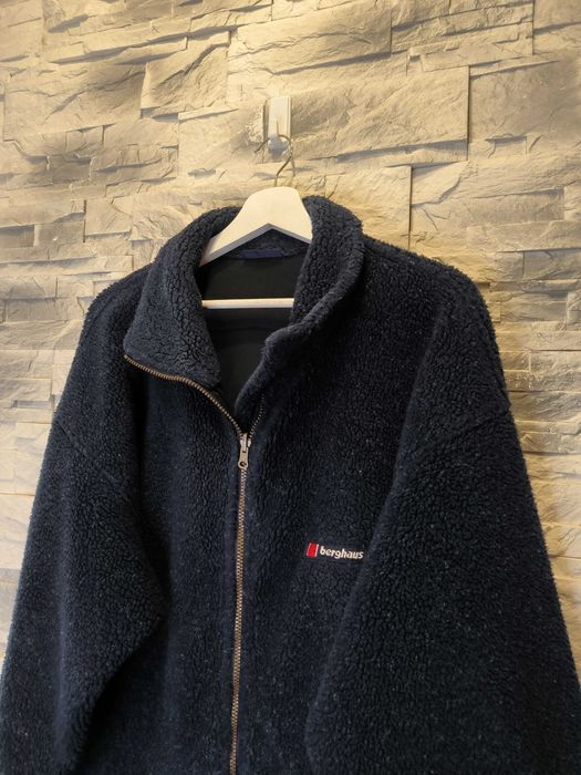 Bluza Polarowa Berghaus Rozpinana Logo Vintage